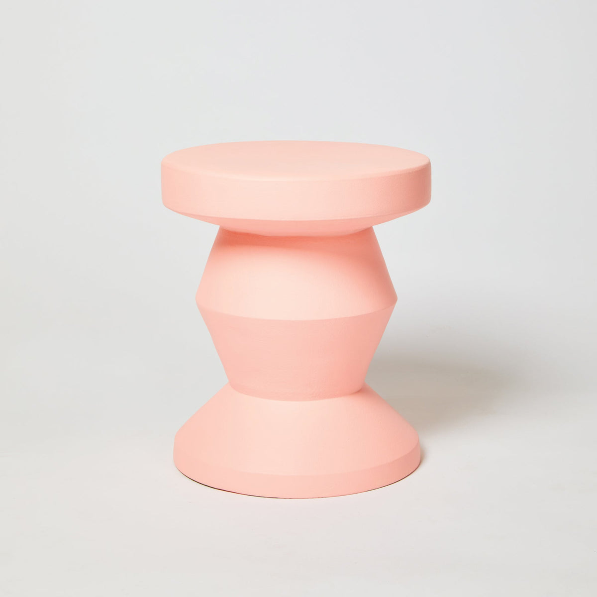 Pedestal Side Table Pink– Butterscotch